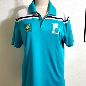 Turquoise Fila Polo